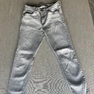 Pistola Skinny Jeans – Style P8552, Grey Washed Distressed, Size 28
